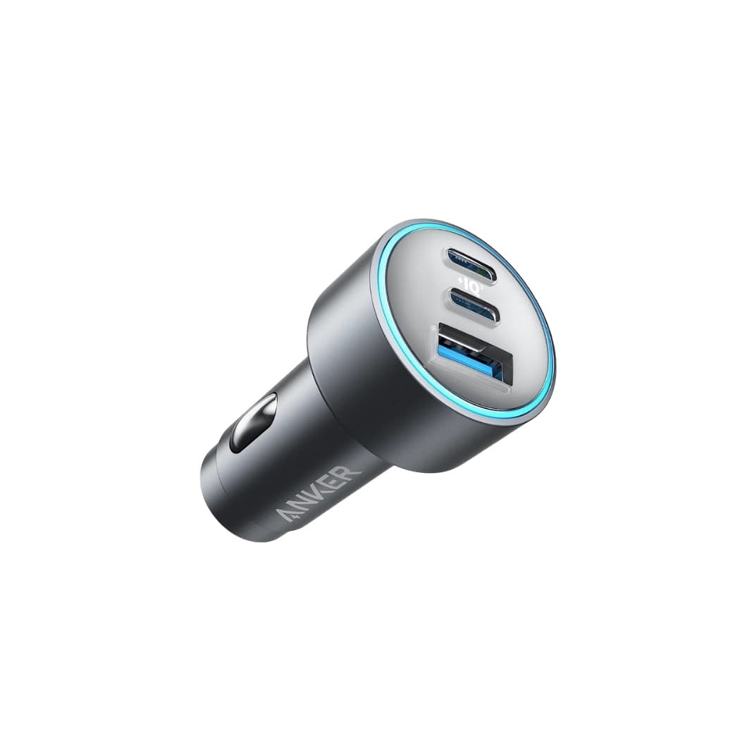 Anker 67W 3 Port Car Charger-Dual USB-C & USB-A Fast Charger