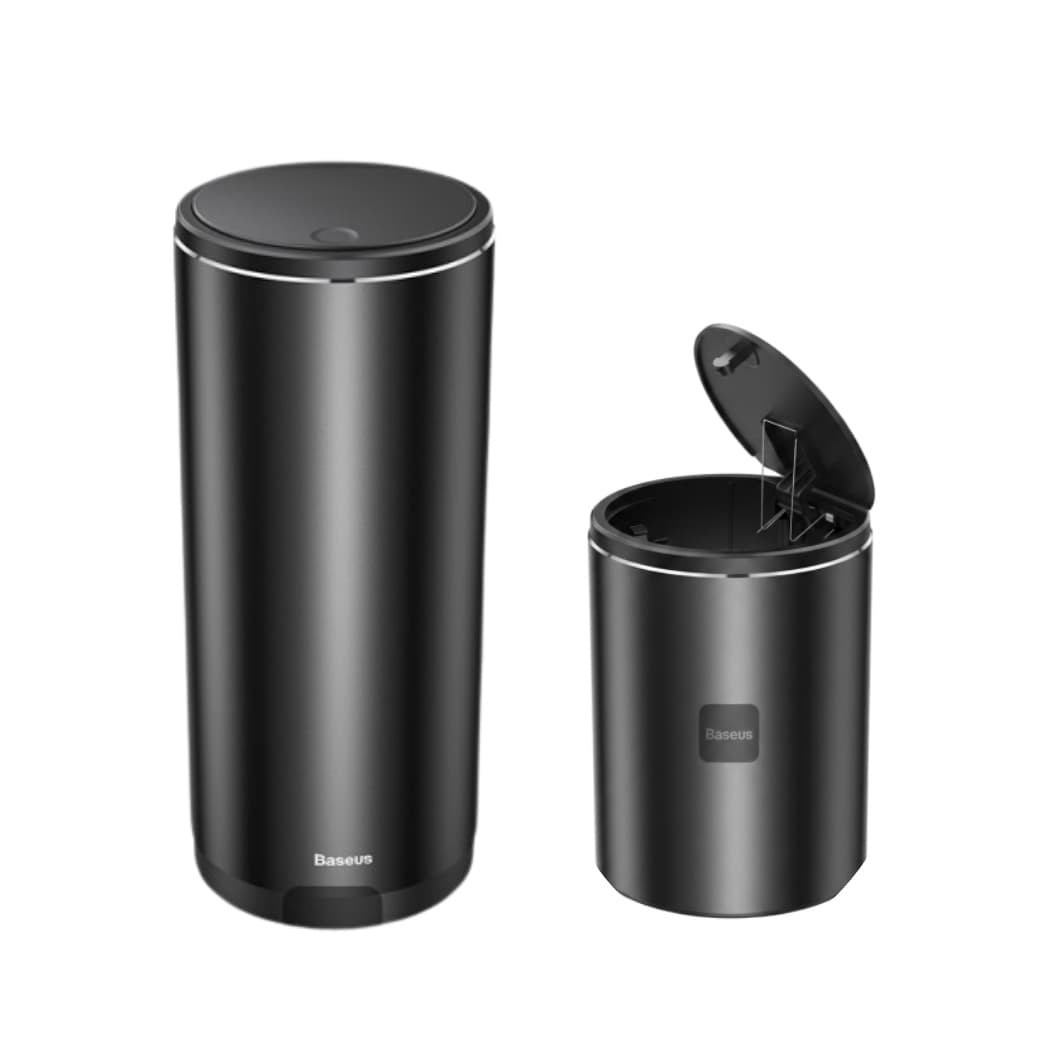 Baseus Gentleman Style 500ml Car Trash Bin with 30 Trash Bags