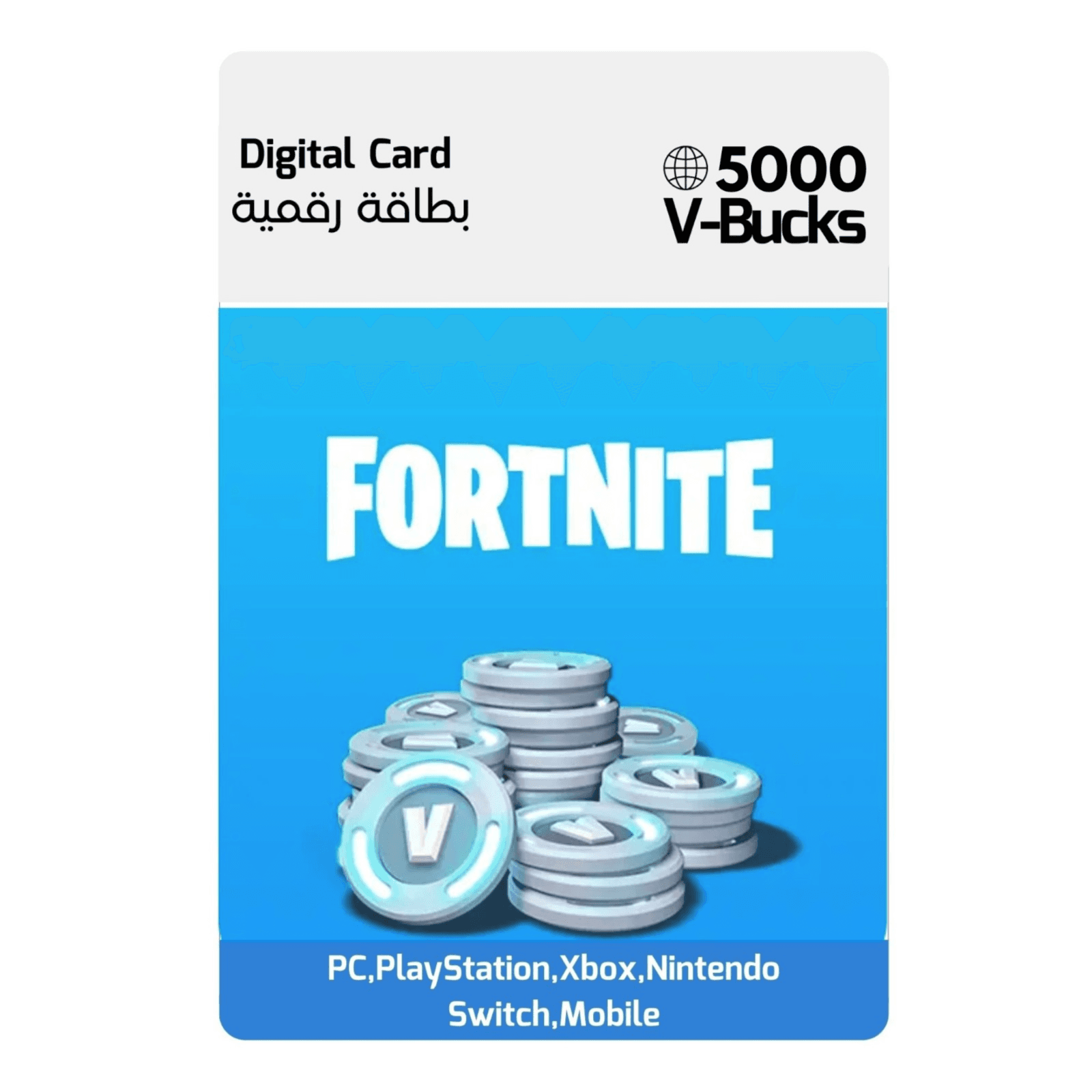 Fortnite 5000 V-Bucks (Global) - All Devices