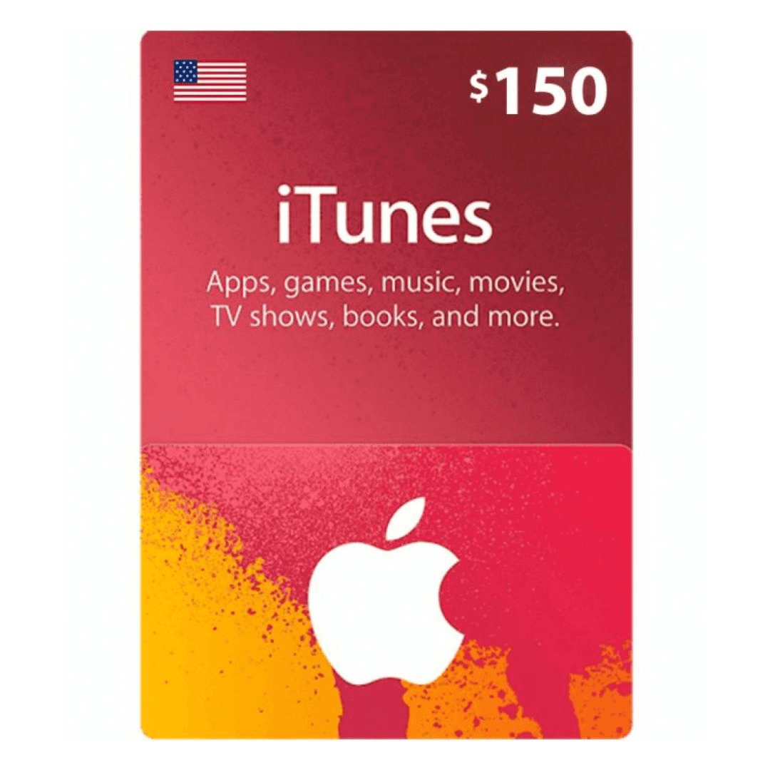 Itunes Gift Card 150 Usd (Usa)