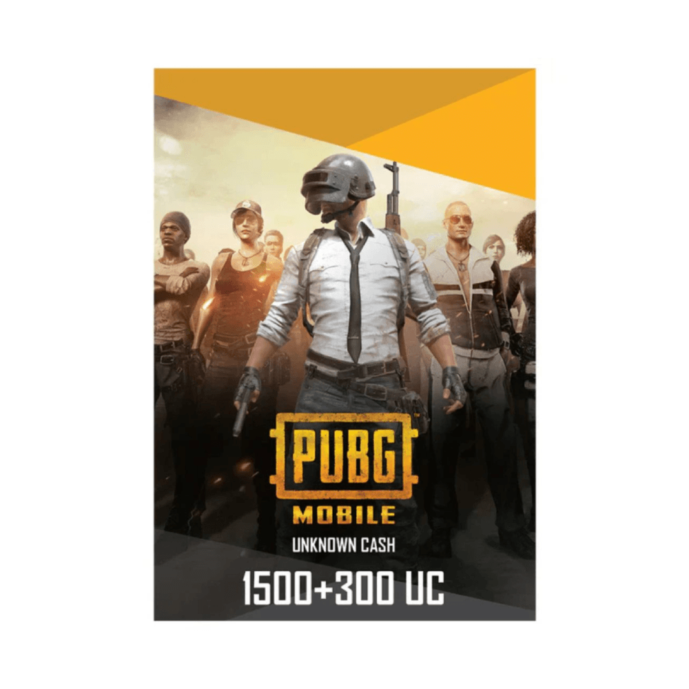 PUBG Mobile UC Digital Gift Card 1500 + 300 UC – Global