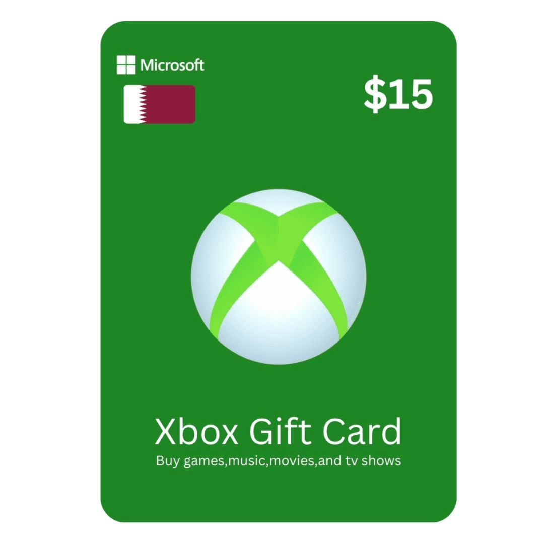 Xbox Gift Card – 15 Usd (Qatar)