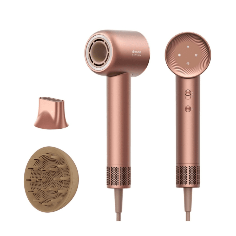 Dreame Hair Glory High-Speed Hair Dryer 110,000 RPM – Rose Gold
