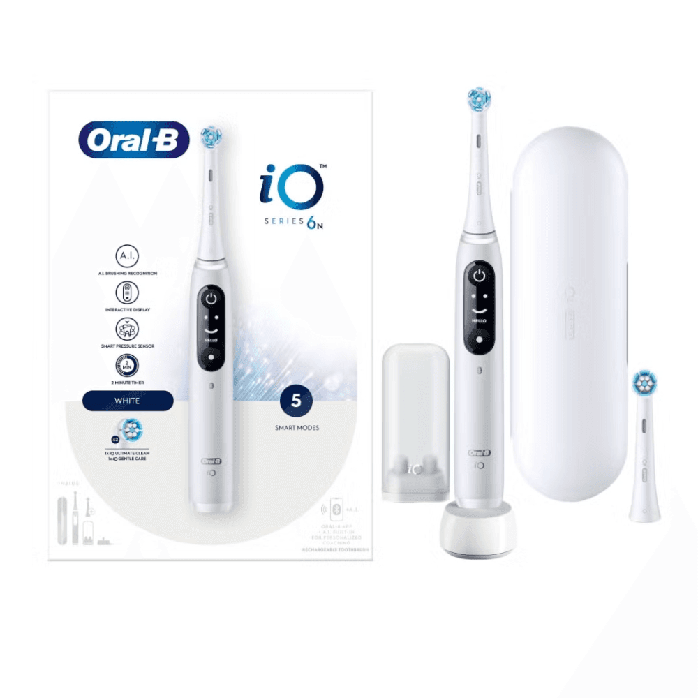 Oral-B iO Series 6N Electric Toothbrush with AI-White