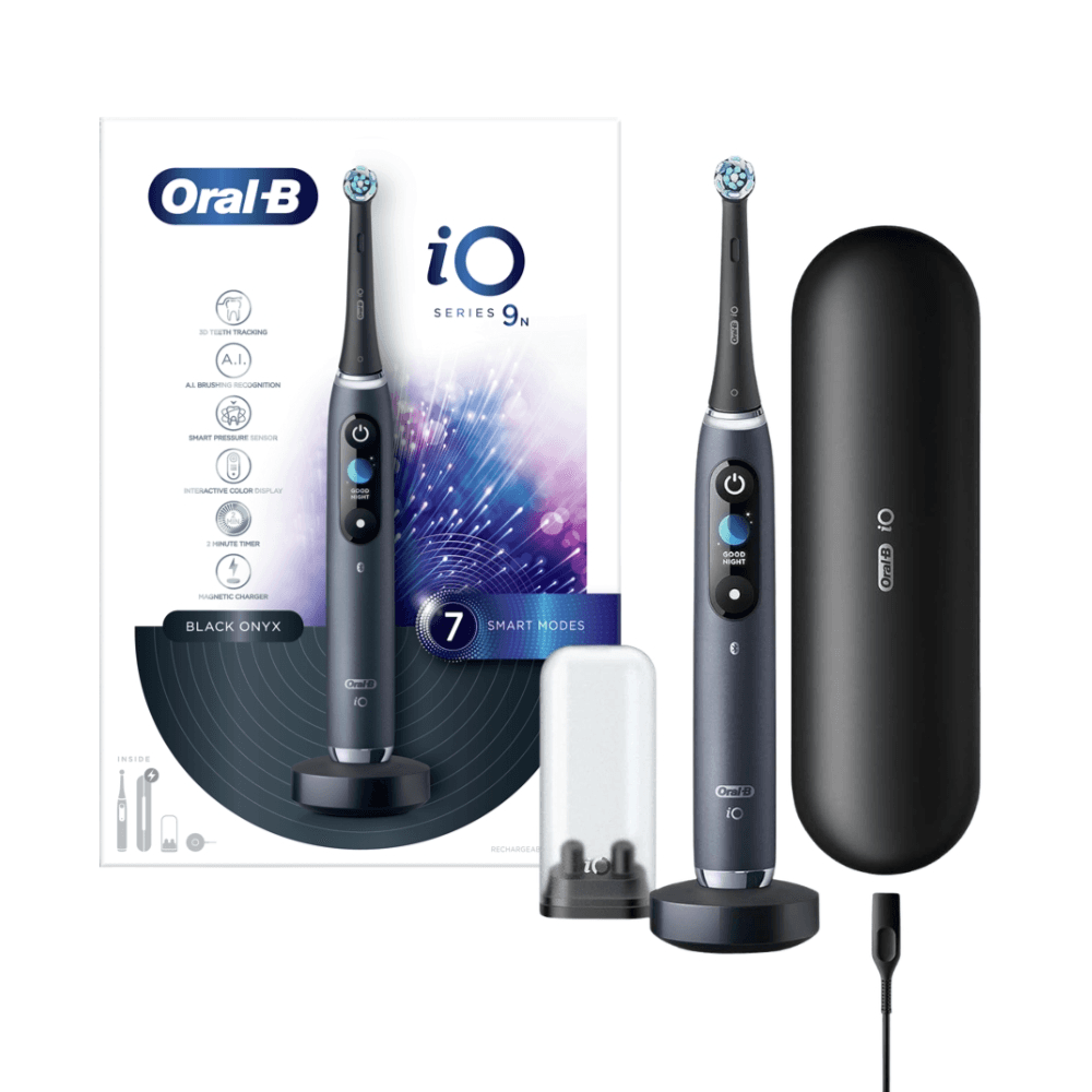 Oral-B iO Series 9N Electric Toothbrush with Charging Travel Case-Black Onyx