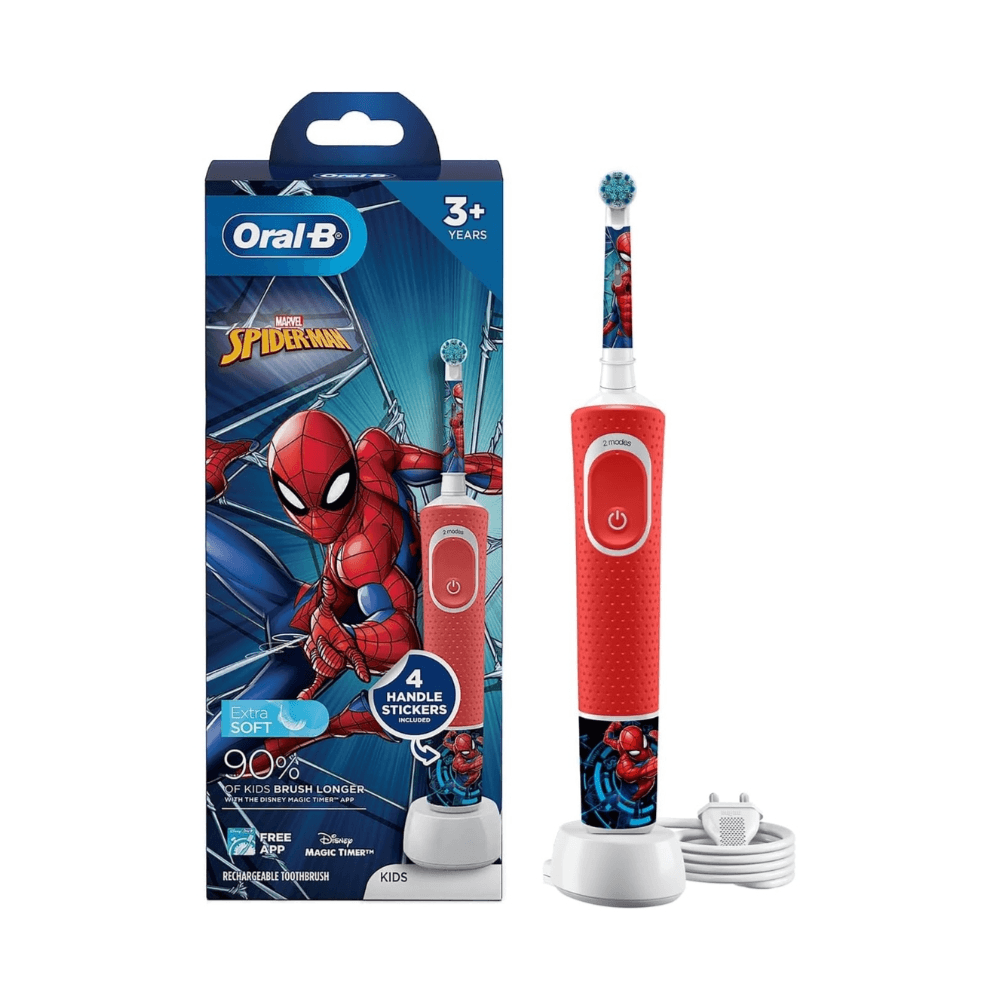 Oral-B Kids Electric Toothbrush Spider-Man Design(Ages 3+)