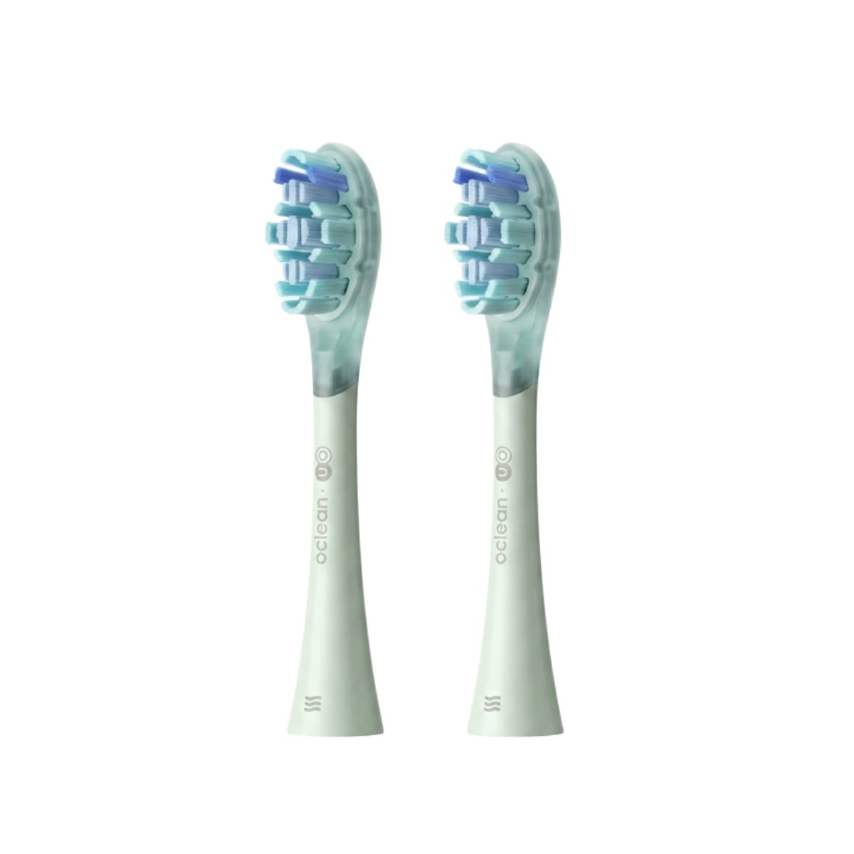 Oclean Ultra Gum Care UG01 Replacement Brush Heads 2-Pack with Tongue Cleaner-Green