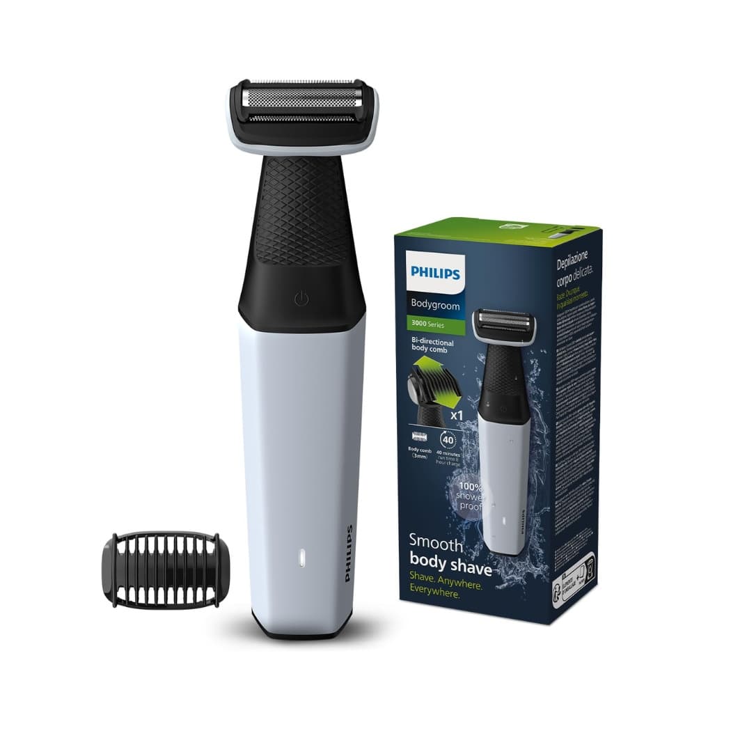 Philips Body Groomer Series 3000 BG3480/15-Waterproof Body Trimmer