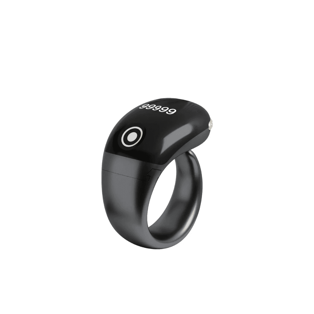Green Lion Smart Zikr Ring with OLED Display